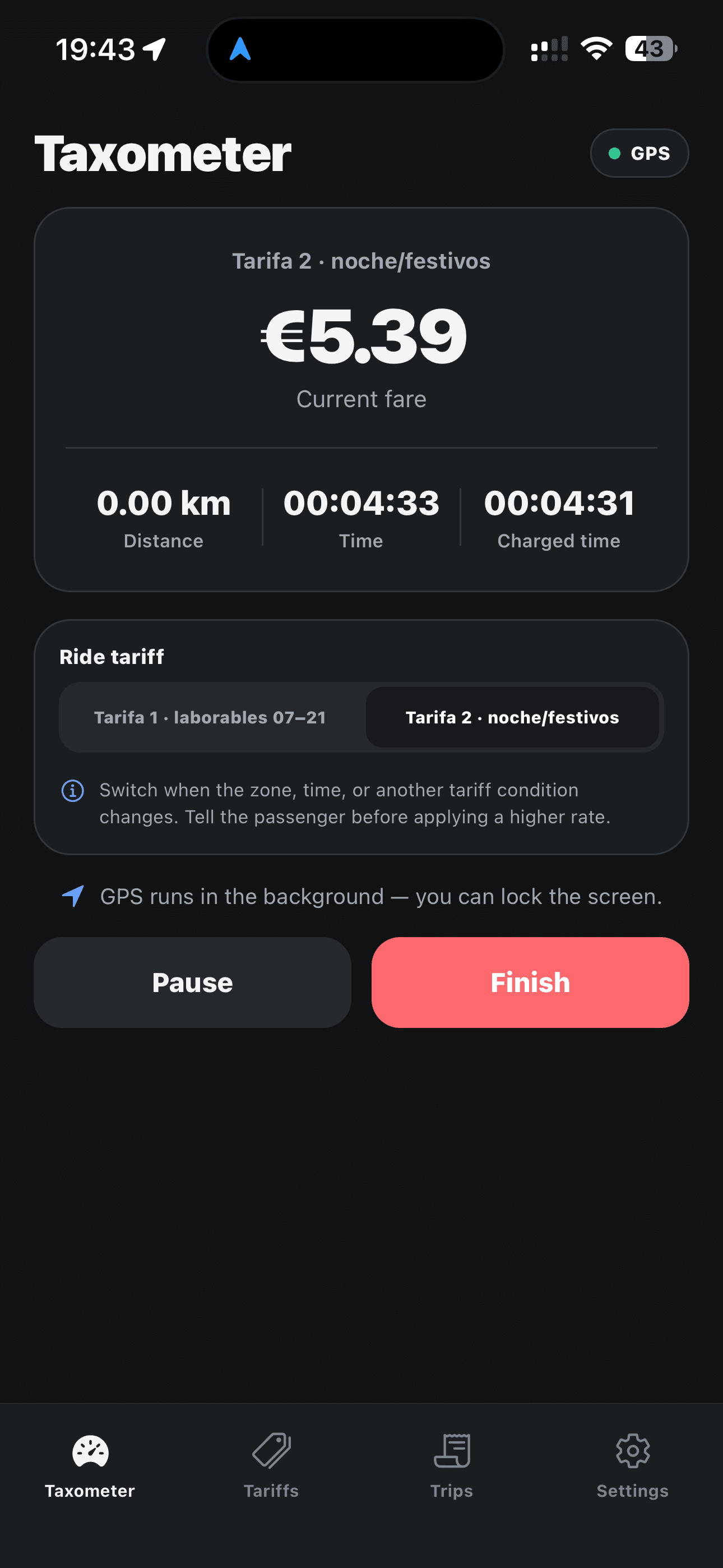 Taxometer — Independent taxi fare estimate